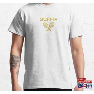Sophia Tennis Rackets Classic Tshirt